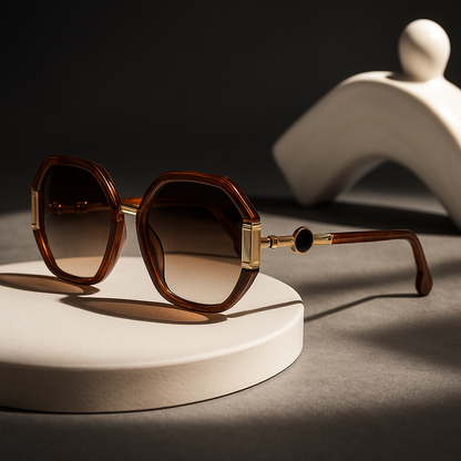 Leona™ Luxe Hex Sunglasses
