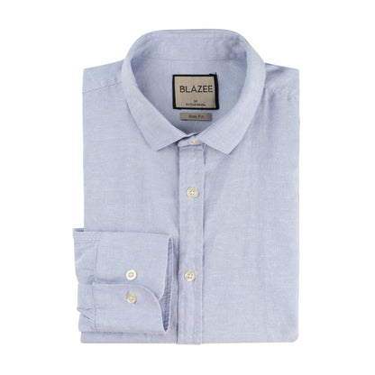 Linen Shirt Long Sleeve - Ocean