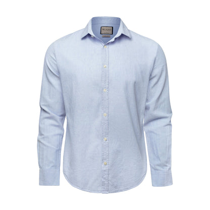 Linen Shirt Long Sleeve - Ocean